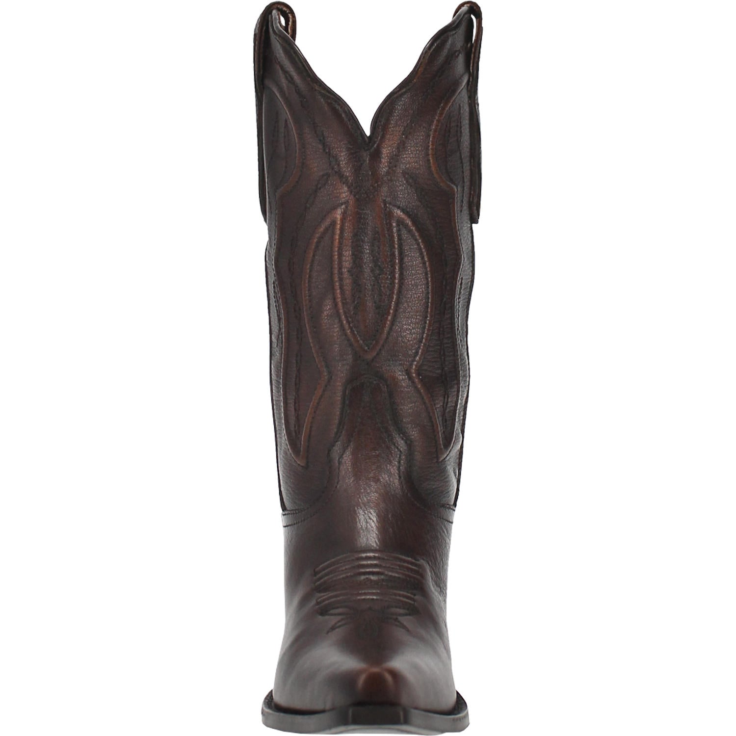 Mataya Chestnut Stitched Leather Boots (DS) - Lil Bee's Bohemian