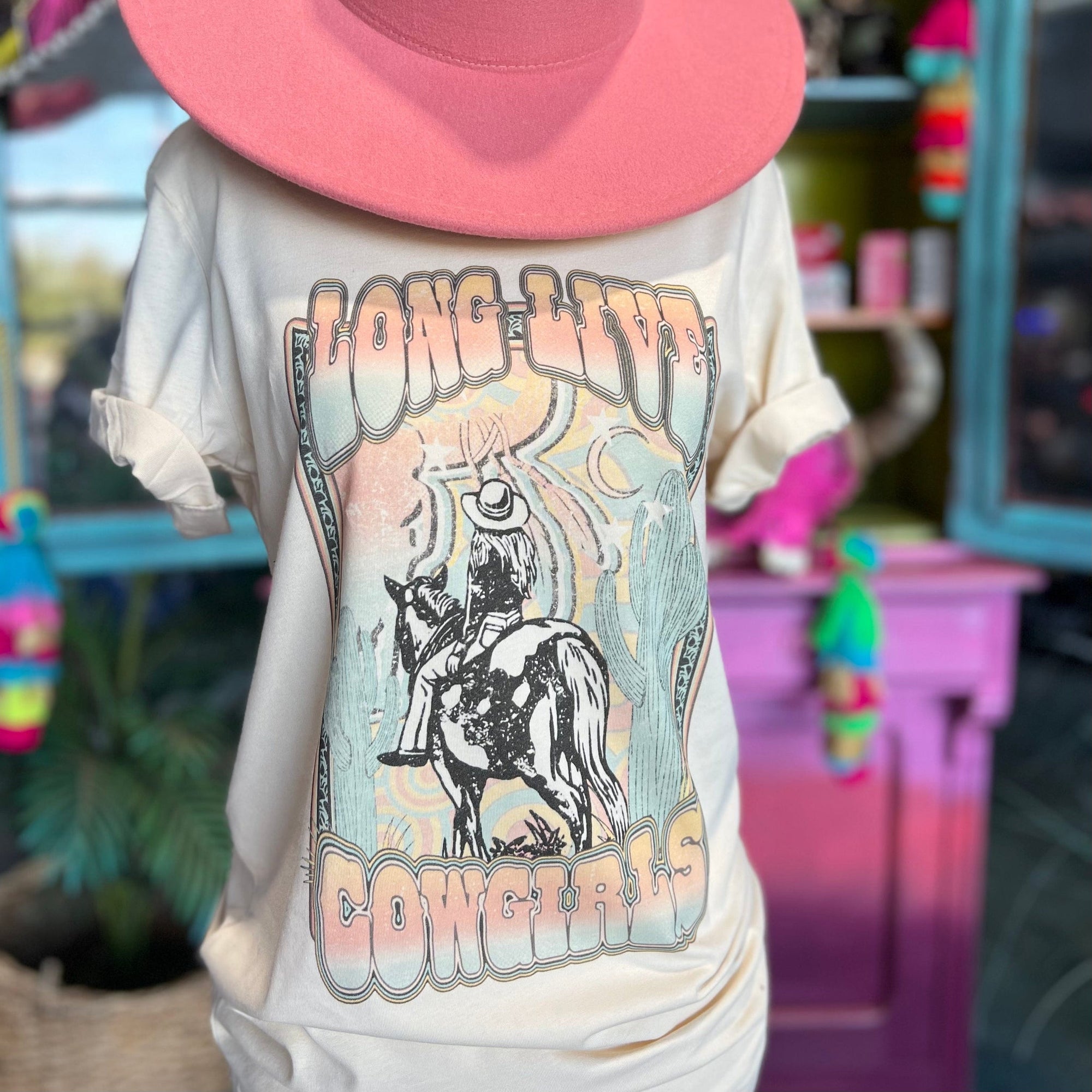 Long Live Cowgirls Graphic Tee (made 2 order) LC
