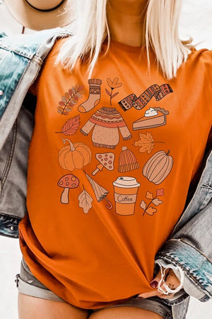 Fall Doodles Graphic Tee (DS) FG CB