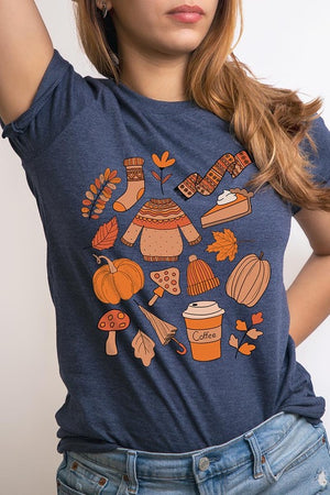 Fall Doodles Graphic Tee (DS) FG CB