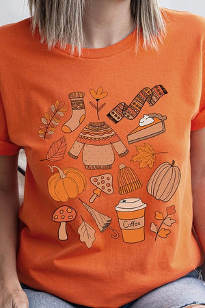 Fall Doodles Graphic Tee (DS) FG CB