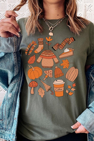 Fall Doodles Graphic Tee (DS) FG CB