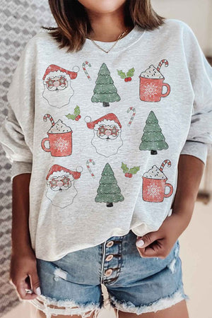 CURVY Christmas Collection Graphic Sweatshirt (DS) FG