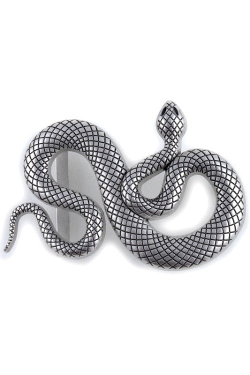 Making HISS-tory Textured Snake Belt Buckle