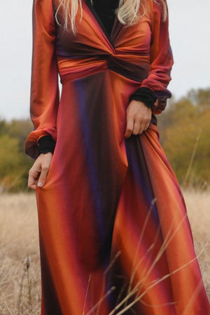 Earth, Wind & Fire Retro Stripe Midi Dress
