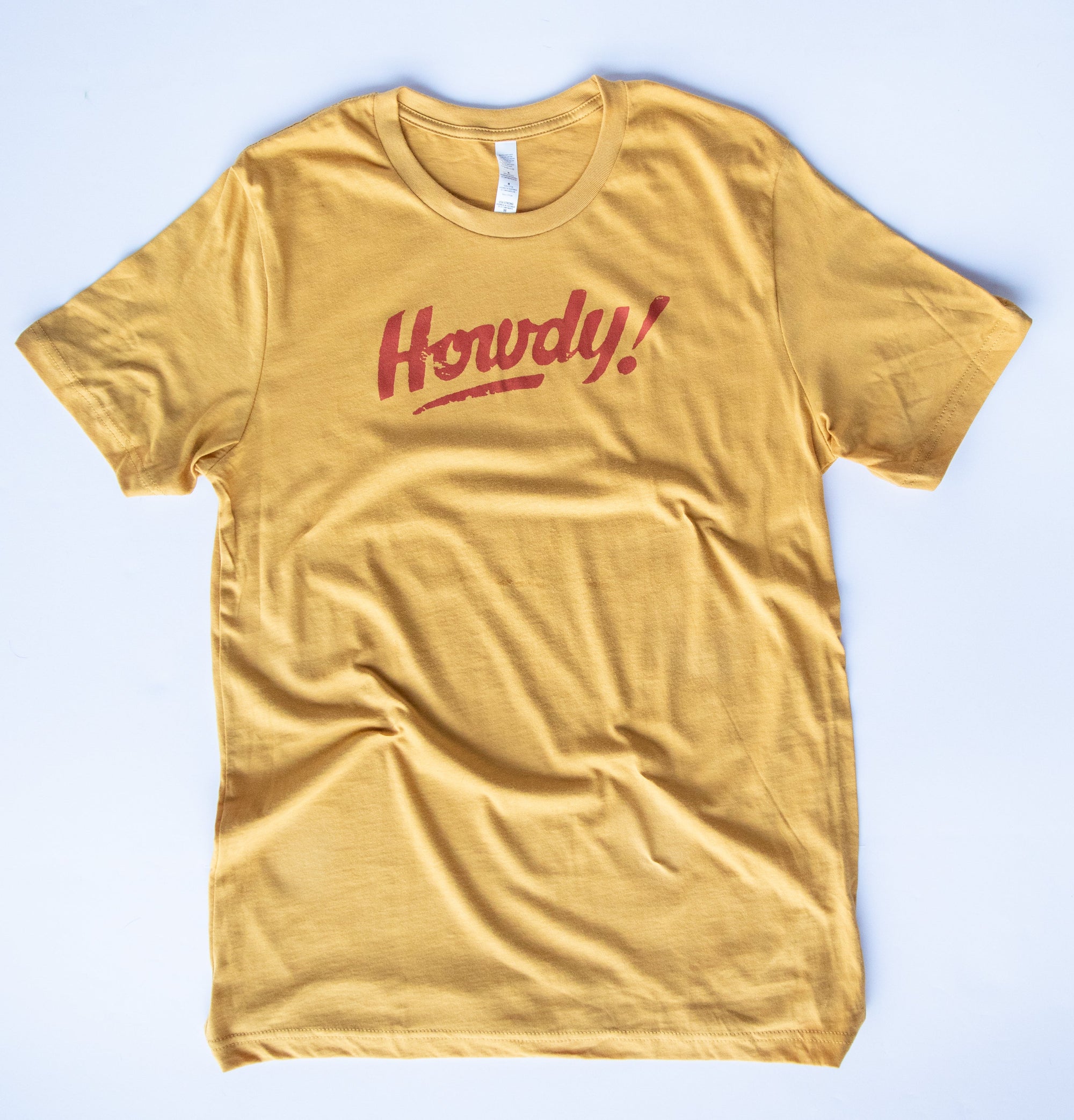 Howdy Mustard Graphic Tee (made 2 order) RBR