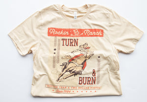 Turn and Burn Graphic Tee (made 2 order) RBR