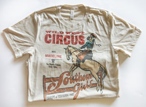 Wild West Circus Graphic Tee (made 2 order) RBR