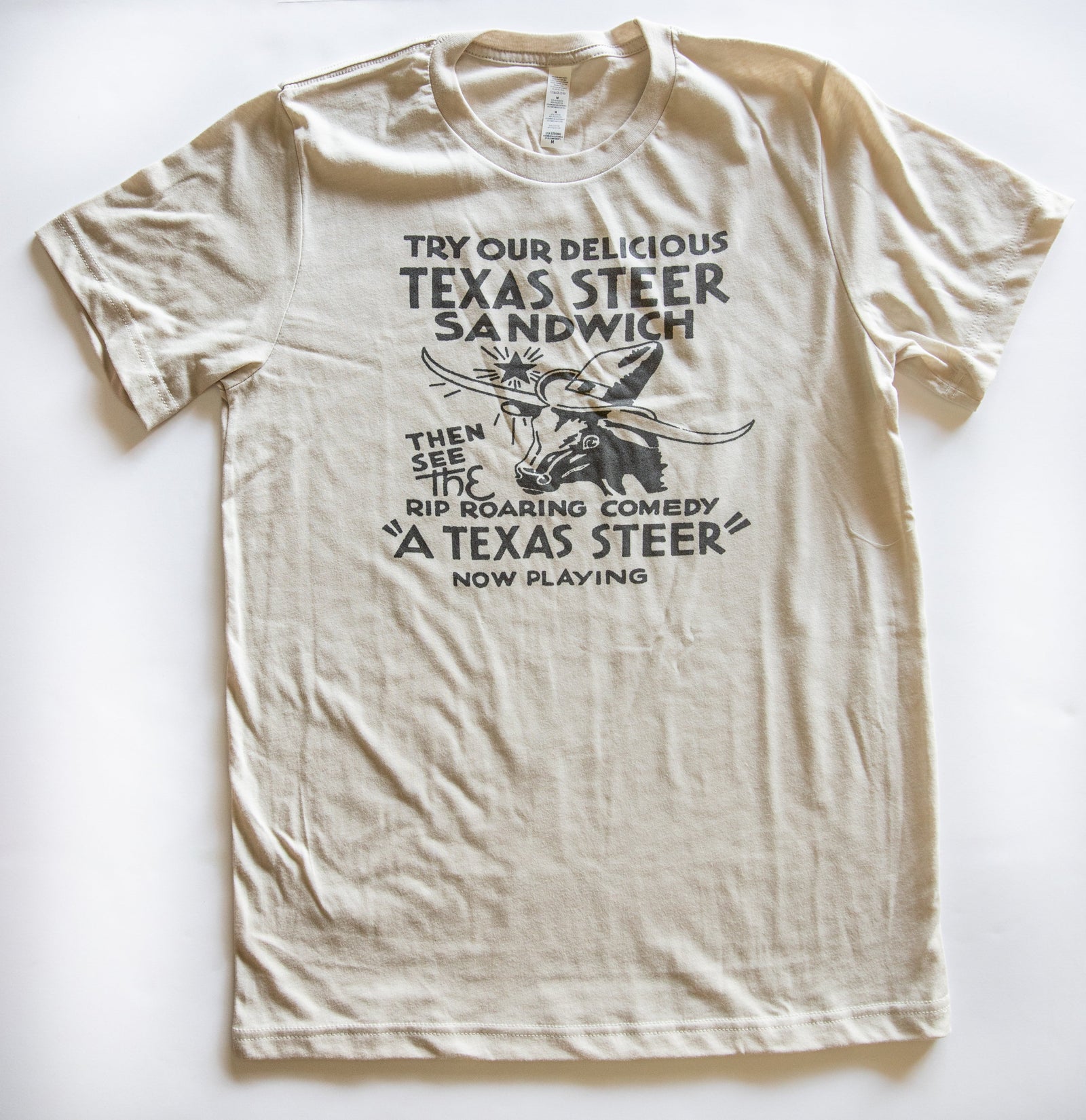 Texas Steer Sandwich Graphic Tee (made 2 order) RBR