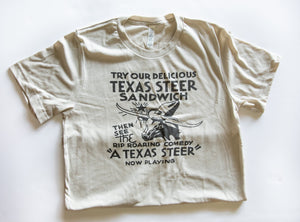 Texas Steer Sandwich Graphic Tee (made 2 order) RBR