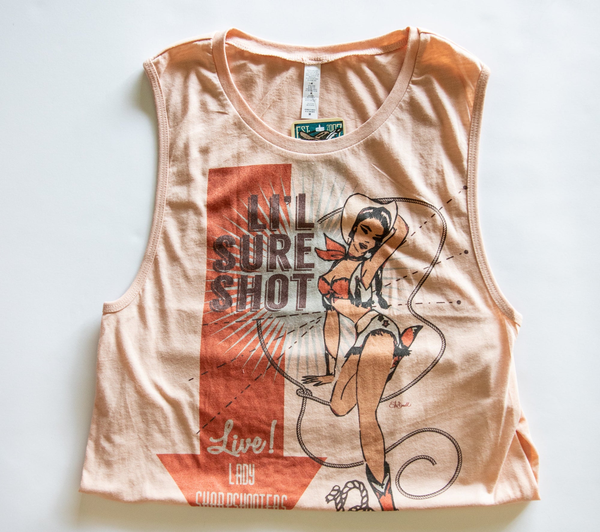 Li'l Sure Shot Muscle Graphic Tank Top (DS) RBR