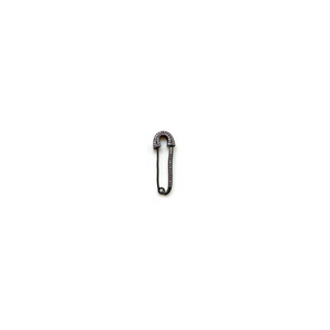 Hold It Together Pavé Safety Pin Pendant/Charm