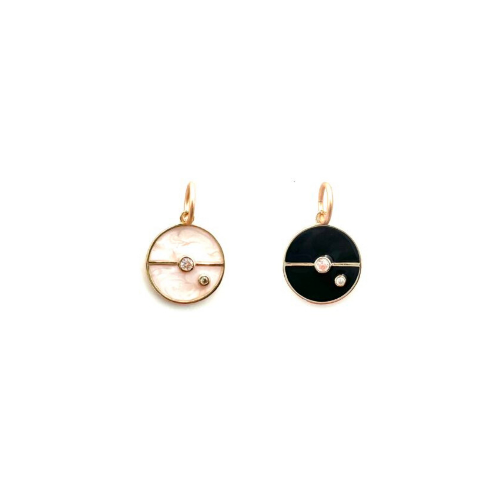 Equilibrium Gold & Enamel Pendant/Charm