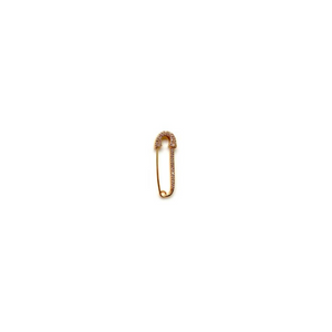Hold It Together Pavé Safety Pin Pendant/Charm