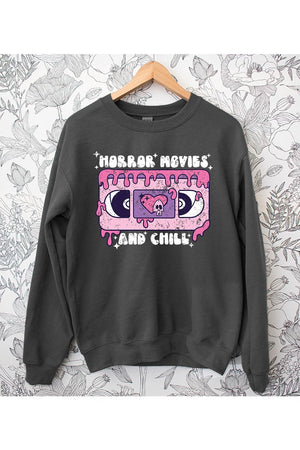 Horror Movies And Chill Graphic Sweatshirt (DS) FG