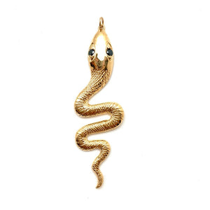 Creative Force Gold Filled Chain & Snake Pendent