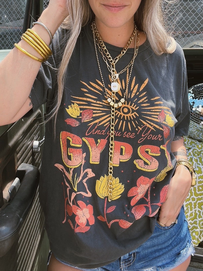 See Your Gypsy Distressed Fleetwood Mac Themed Graphic Tee &/or Shirt Dress