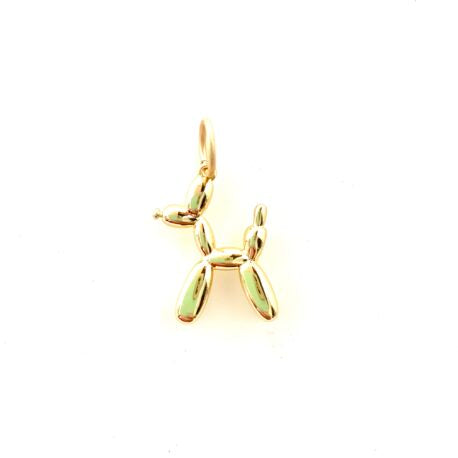 Pluto Balloon Dog Gold Pendant/Charm