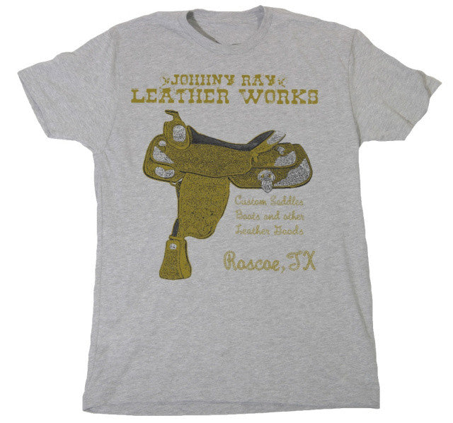 "Ole Johnny Ray's" Leather Works Graphic Tee (made 2 order) RBR