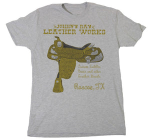 "Ole Johnny Ray's" Leather Works Graphic Tee (made 2 order) RBR