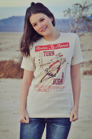 Turn and Burn Graphic Tee (made 2 order) RBR