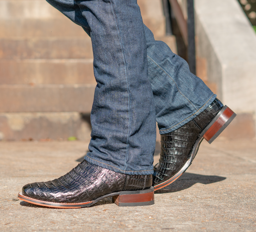 Kingsly Dan Post Men's Kingsly Square Toe Boot BLACK (DS)