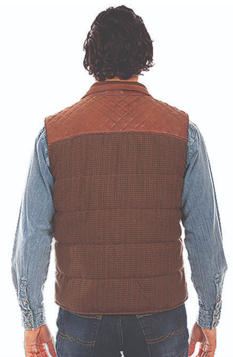 Scully Men's Vintage Brown Vest (DS)