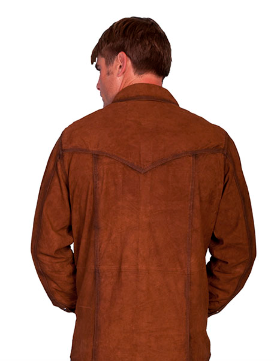 Scully Men's Western Suede Shirt (DS)