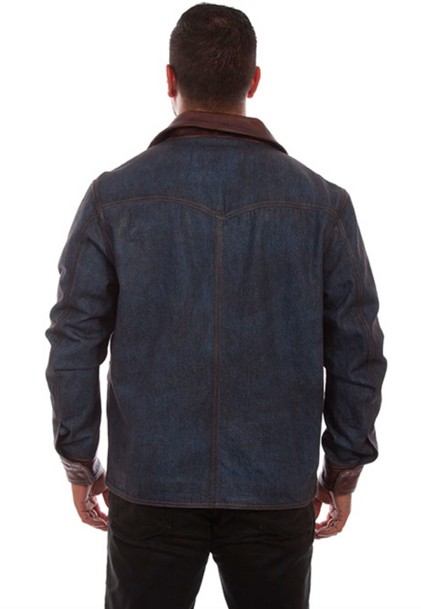 Scully Men's Denim & Leather Jacket (DS) Lil Bee's Bohemian