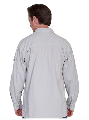 Scully Men's Button Up in Grey (DS)