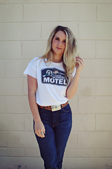 Original Cowgirl Motel Graphic Tee (made 2 order) RBR