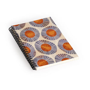 Abstract Linocut Spiral Notebook (DS) DD
