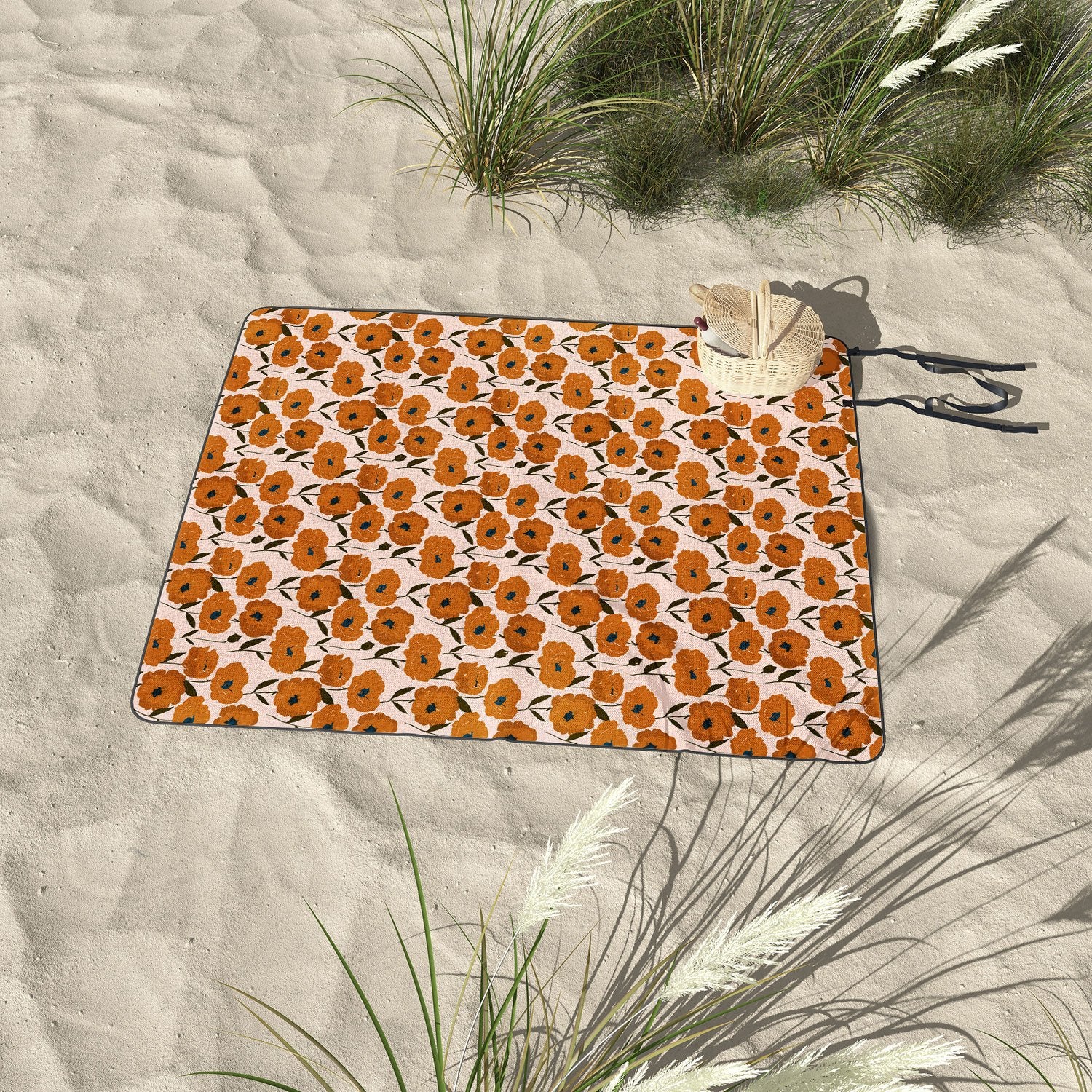 "Ole Poppies Playground" Picnic Blanket (DS)