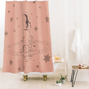 Janet From Another Planet Shower Curtain (DS) DD