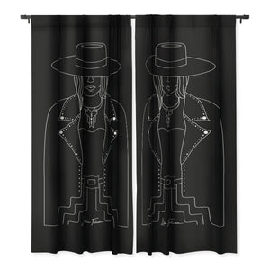 Lady Outlaw Blackout Window Curtains (DS) DD