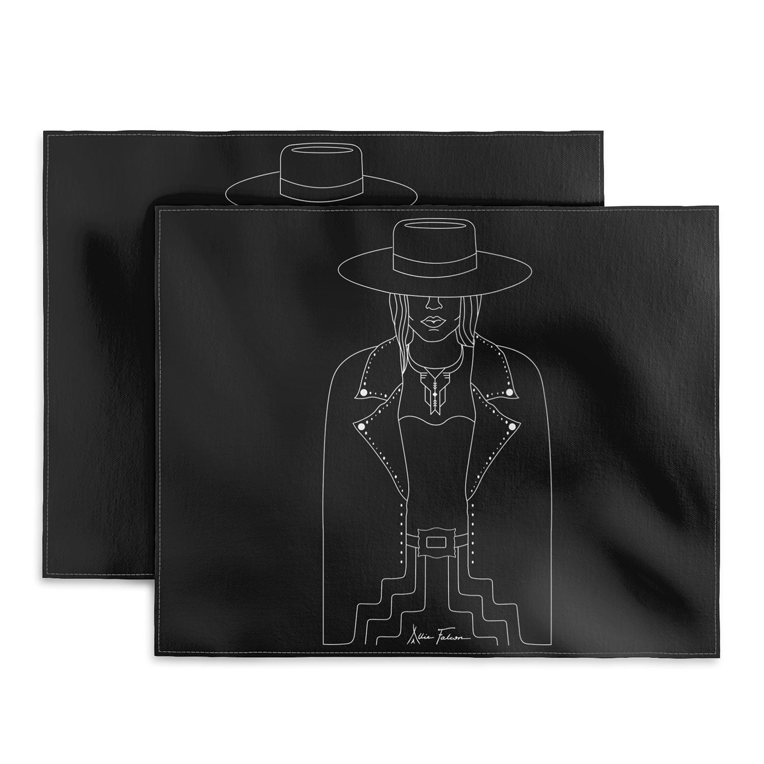 Lady Outlaw Placemats (DS) DD