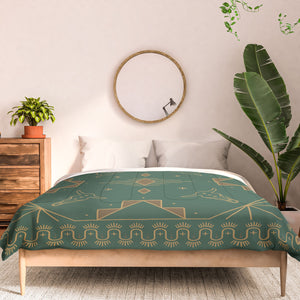 Lost Desert Green Comforter &/or Bed in a Bag Set (DS) DD