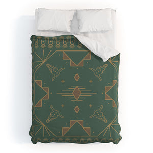 Lost Desert Green Duvet Cover &/or Bed in a Bag Set (DS) DD