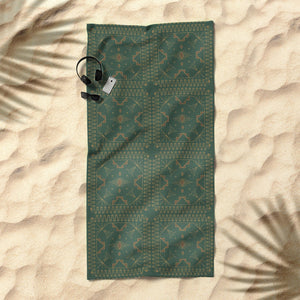 Lost Desert Green Beach Towel (DS) DD