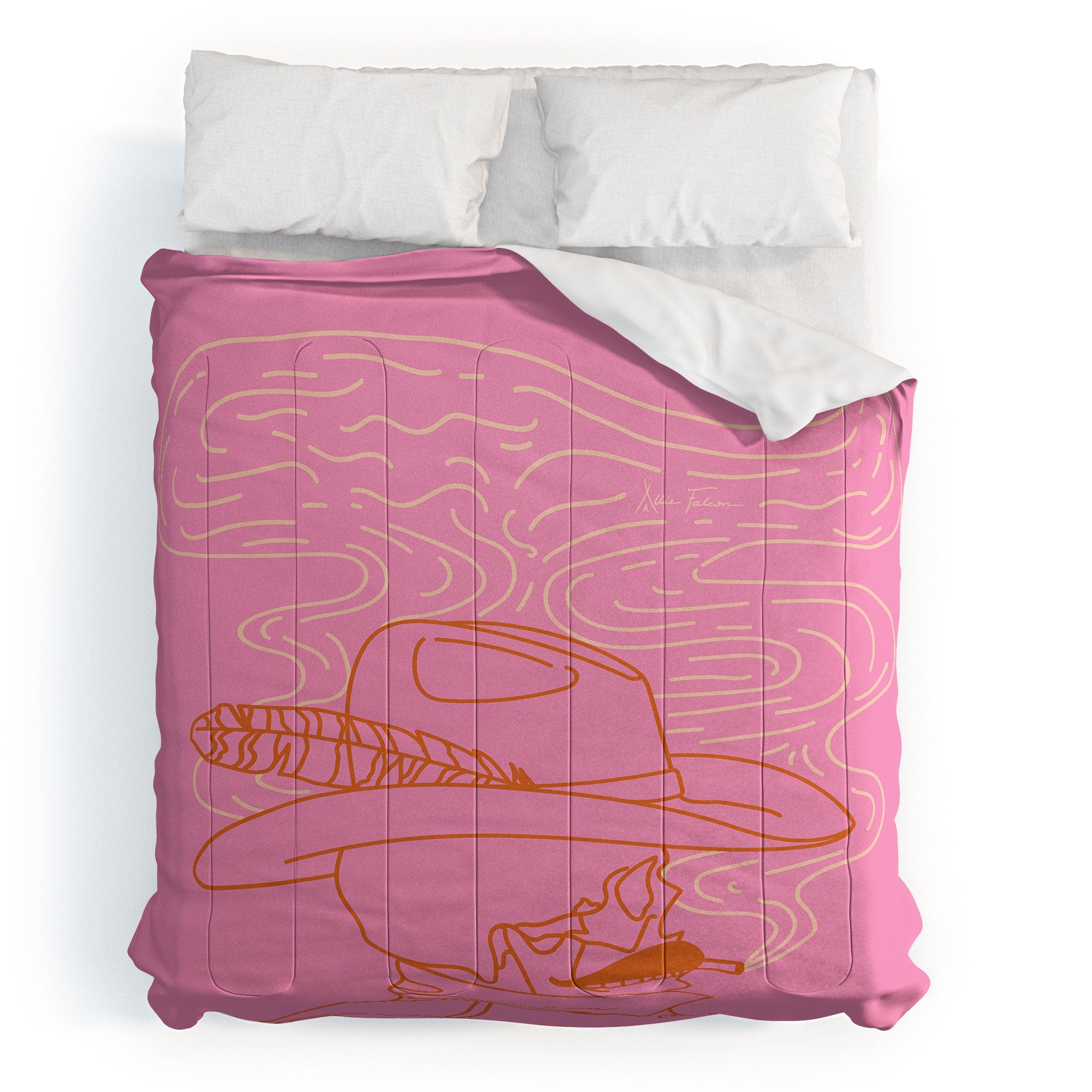 Love or Die Tryin Pink Comforter &/or Bed in a Bag Set (DS) DD