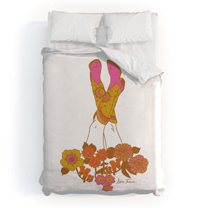 Love Stoned Cowboy Boots Duvet Cover &/or Bed in a Bag Set (DS) DD