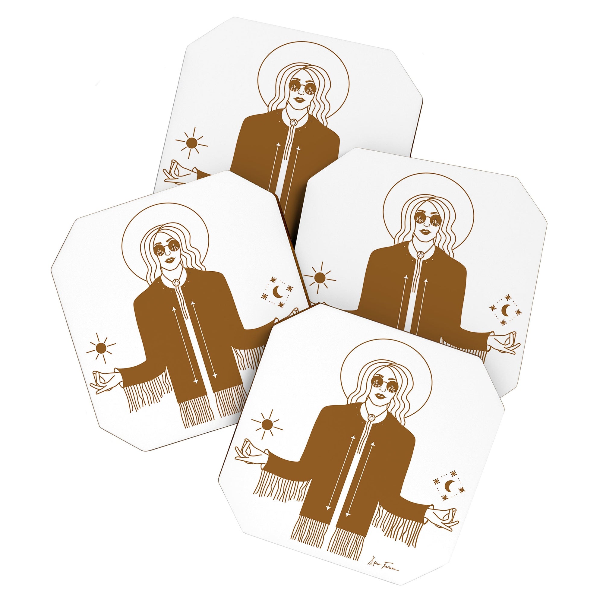 Queen Of The Cosmos 4 Piece Coaster Set (DS) DD