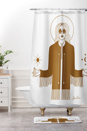 Queen of the Cosmos Shower Curtain (DS) DD