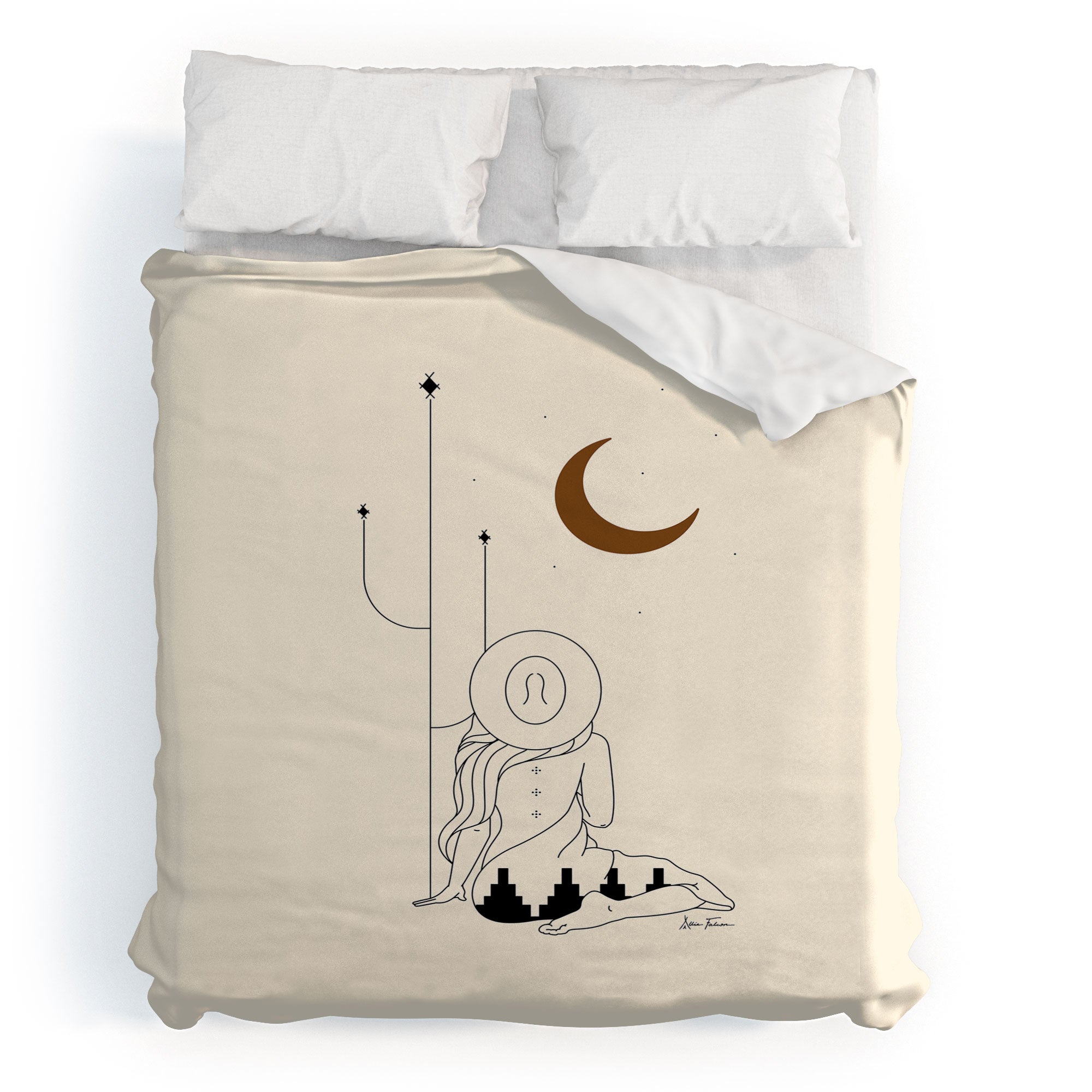 Talking To The Moon Duvet Cover &/or Bed in a Bag Set (DS) DD