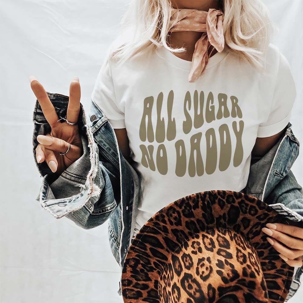All Sugar No Daddy Graphic Tee (made to order) LC