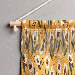 "Ole Desert Blooms" Woven Fringe Wall Hanging (DS)
