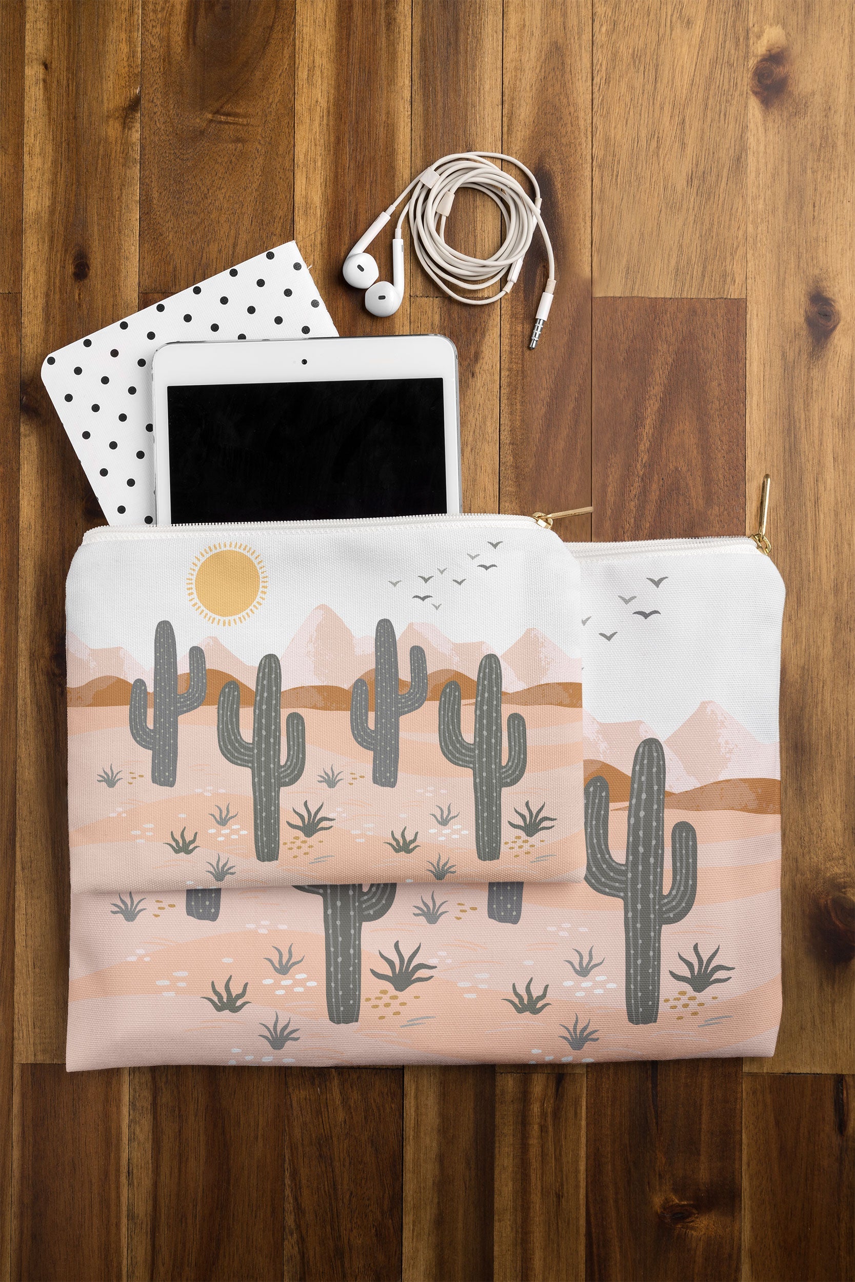 "Ole After The Rain" Zipper Travel Pouch (DS)