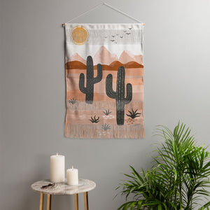 "Ole After the Rain" Woven Fringe Wall Hanging (DS)