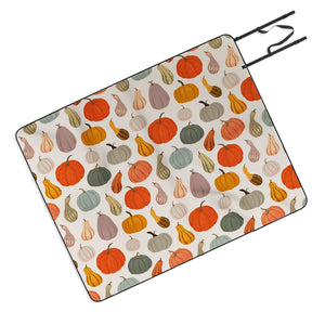 Fall Pumpkin Picnic Blanket (DS) DD