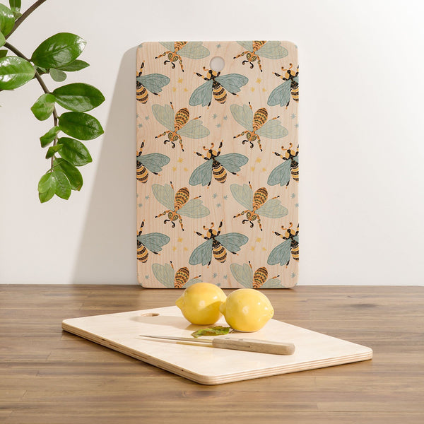 Glass Cutting Board Honeybee Kitchen Kitchen Accessories 